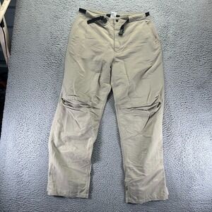 Vintage Guess Pant Mens 34x32 Brown Nylon Windbreaker Straight Hiking Gorpcore